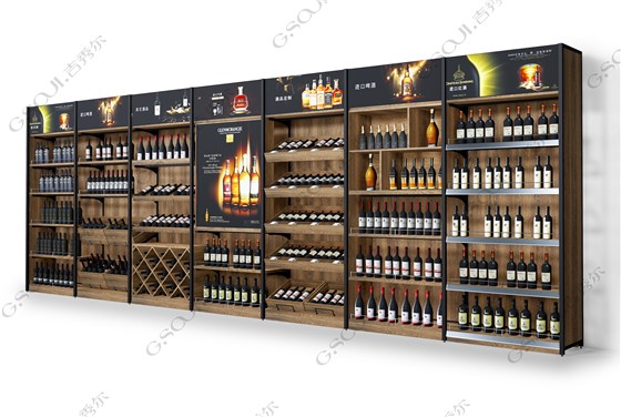 酒柜系列红酒柜酒柜灯箱款组合展示