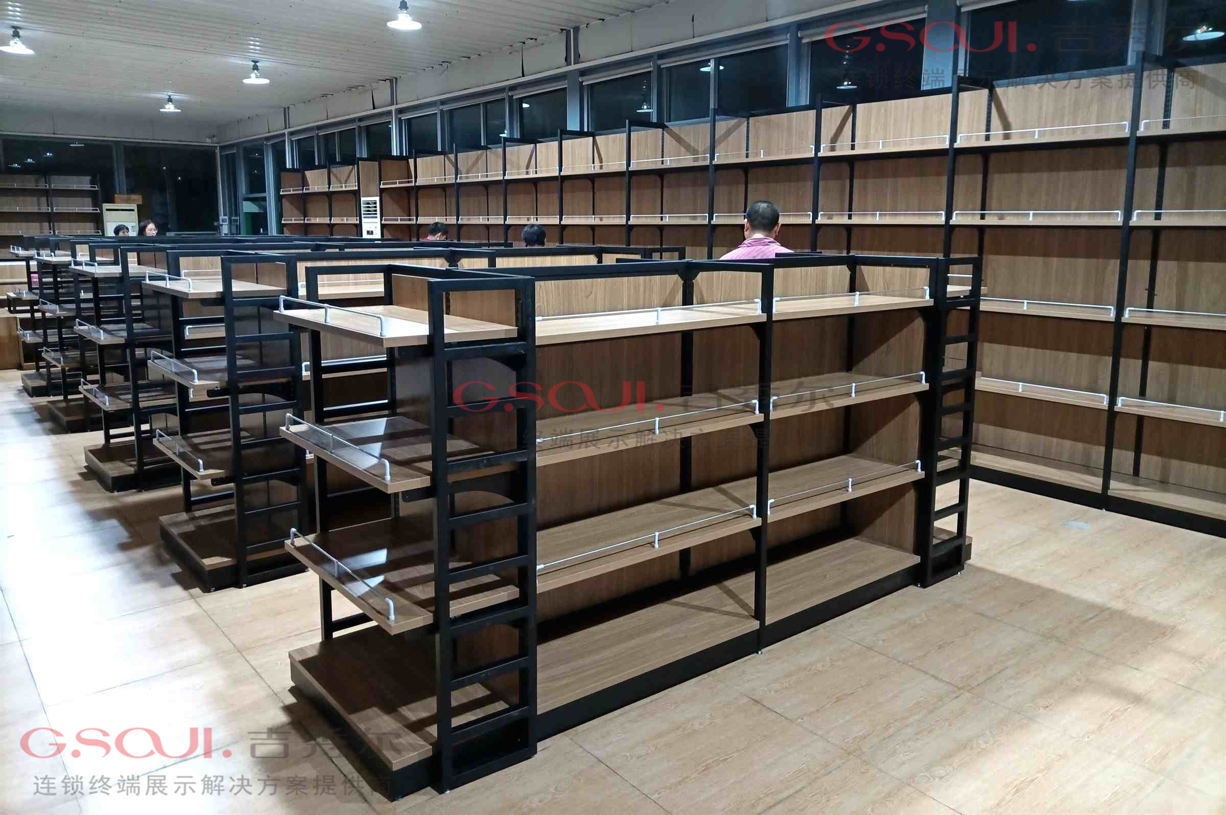 可调节拆装门店货架