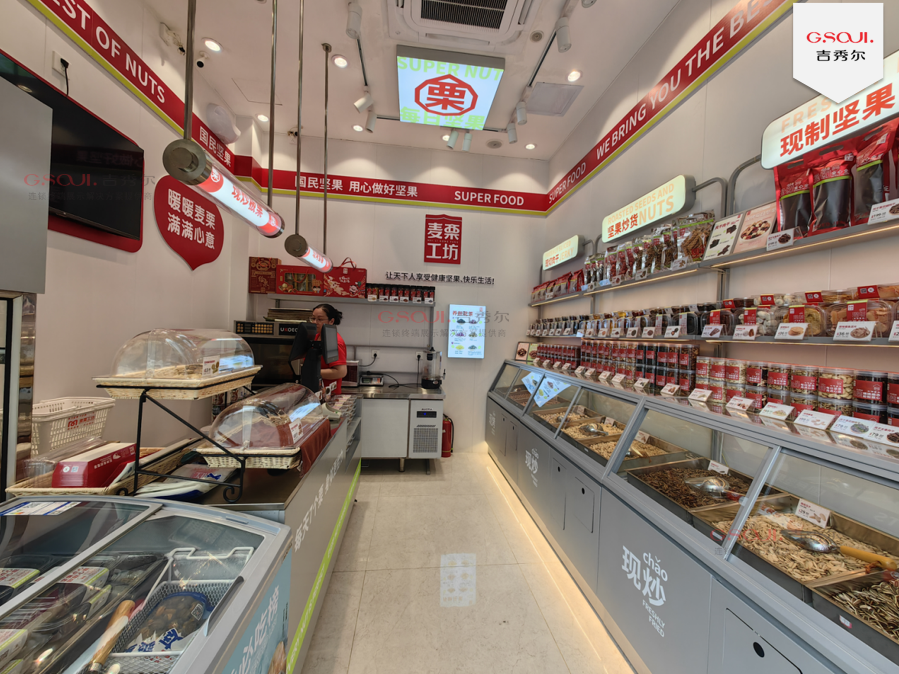 零食店货架